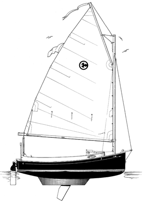 Line drawing of the Horizon Day Cat