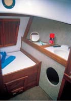 Starboard side of head compartment