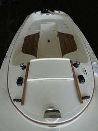 Deck view from bow