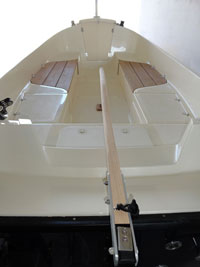 Deck view from stern