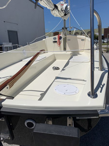The Legacy Sport's Nine-foot Self-Bailing Cockpit